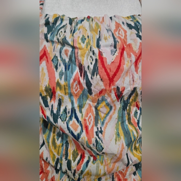 VERONICA M Polly Poplin Puff Sleeve Blouse In Multi Printed. Size XL NWOT - Picture 7 of 13